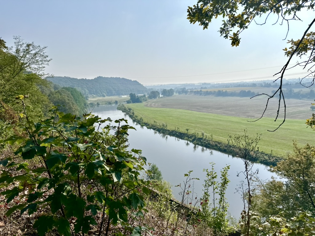 Baugrundstück Westewitz Blick auf die Mulde